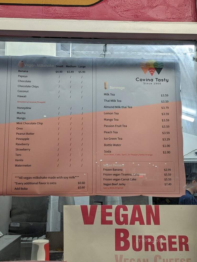 Tastee Freez - Covina, CA menu_pic
