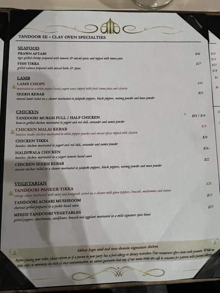 Akbar - Garden City, NY menu_pic
