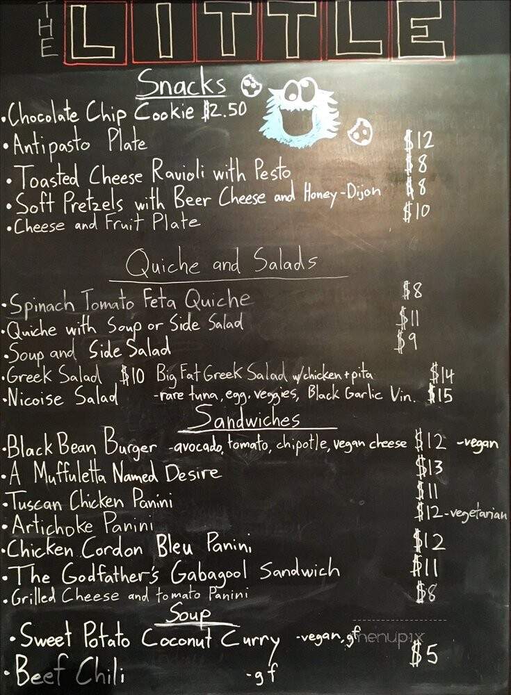 Little Theatre Cafe - Rochester, NY menu_pic