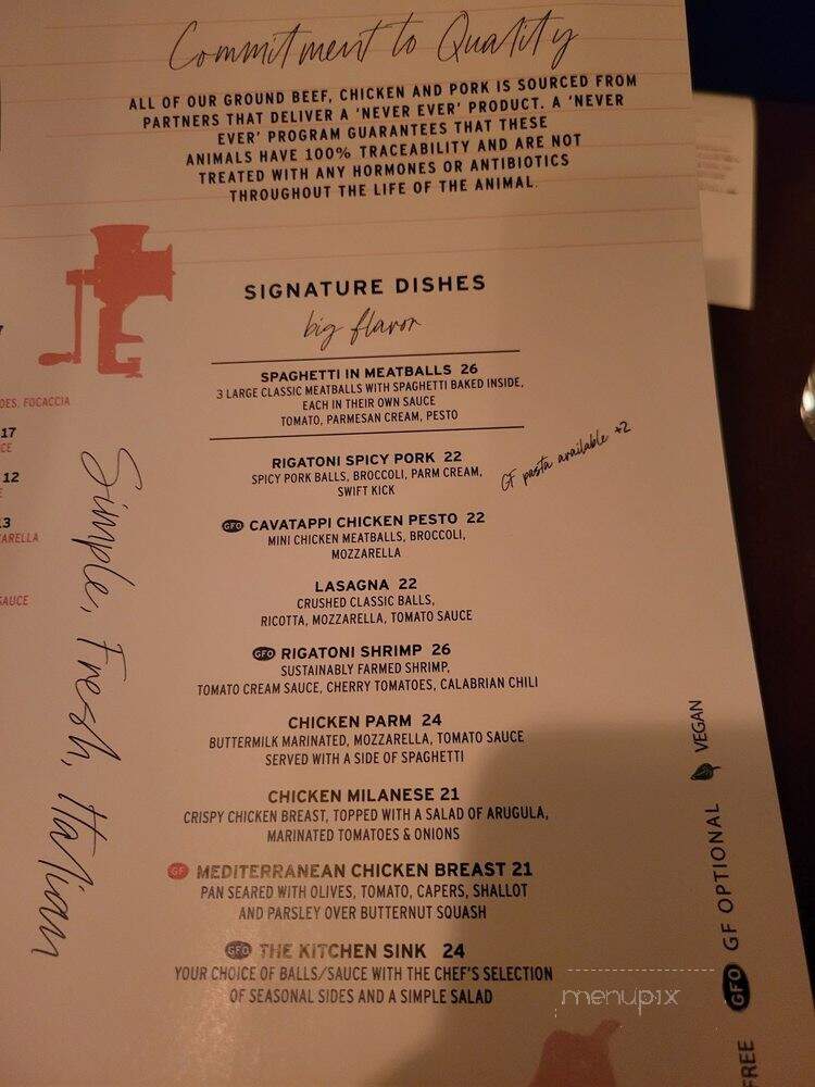 The Meatball Shop (BK) - Brooklyn, NY menu_pic