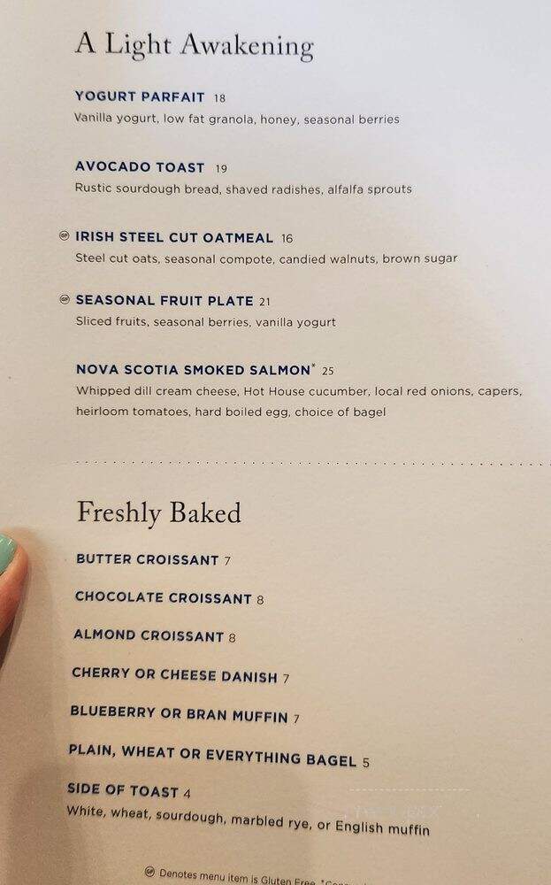 Trump International Hotel & Tower - Las Vegas, NV menu_pic