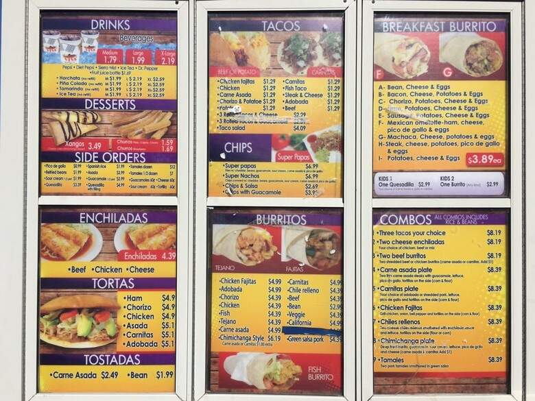 Viva Burrito Co. - Denver, CO menu_pic