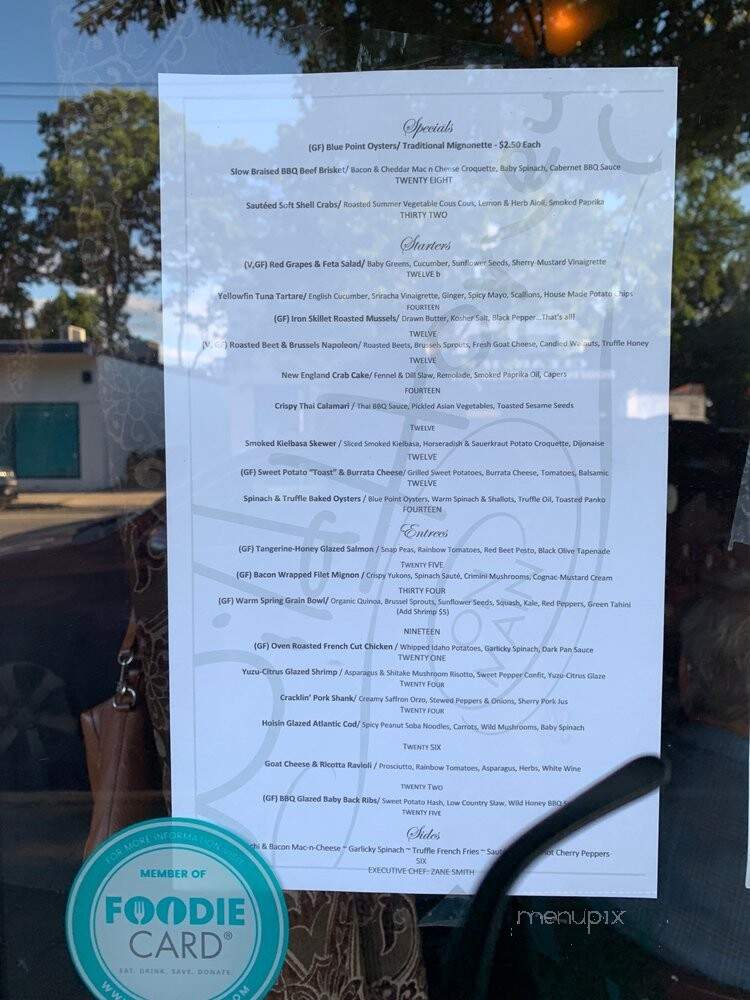 Wild Honey on Main - Port Washington, NY menu_pic