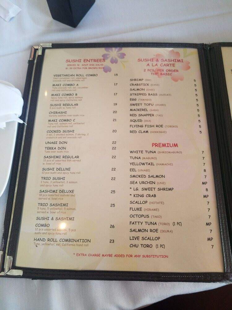 Sakura - Wyckoff, NJ menu_pic