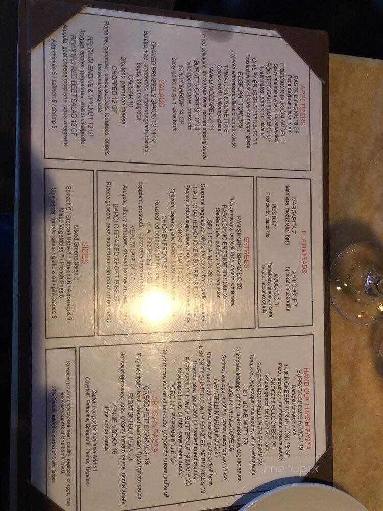 Quattro Pazzi - Stamford, CT menu_pic