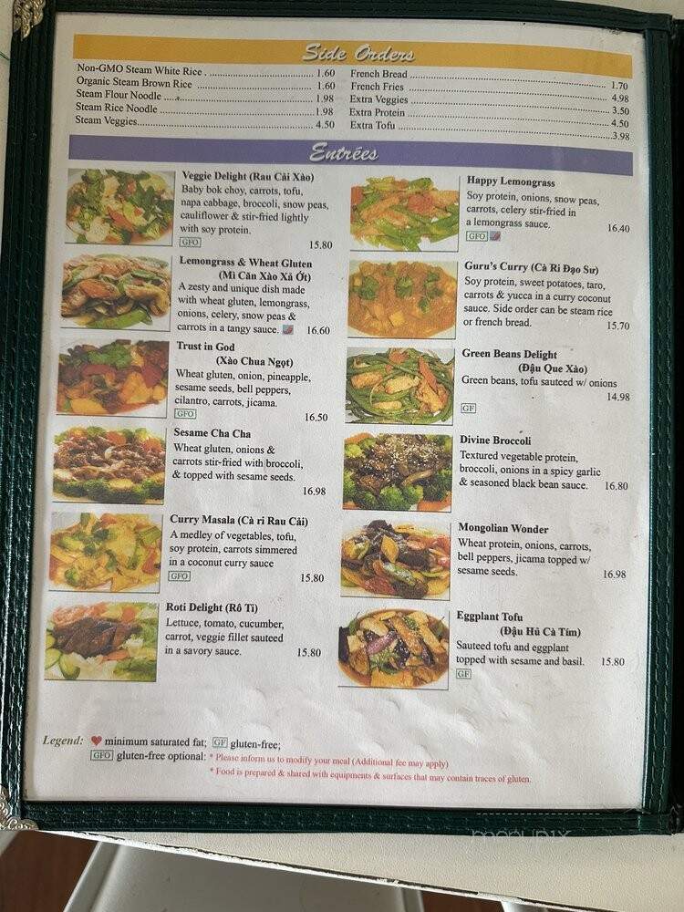 Loving Hut - Seattle, WA menu_pic