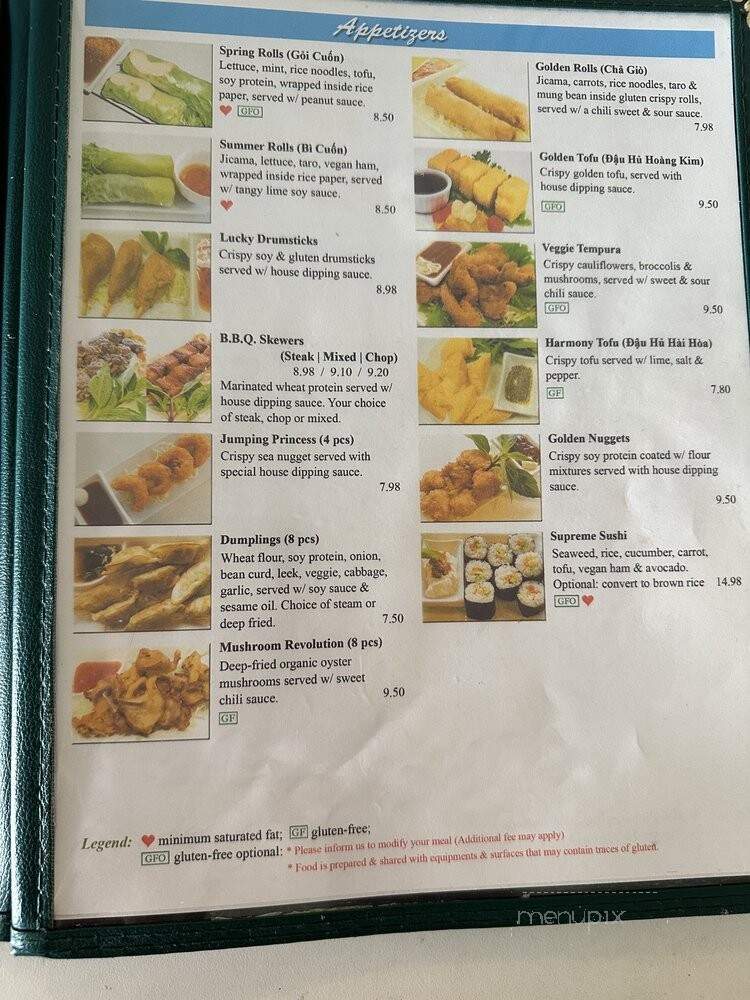Loving Hut - Seattle, WA menu_pic