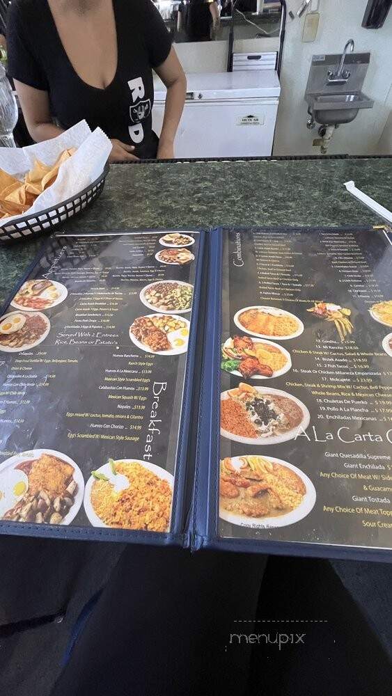 Fiesta Mexicana - Merced, CA menu_pic