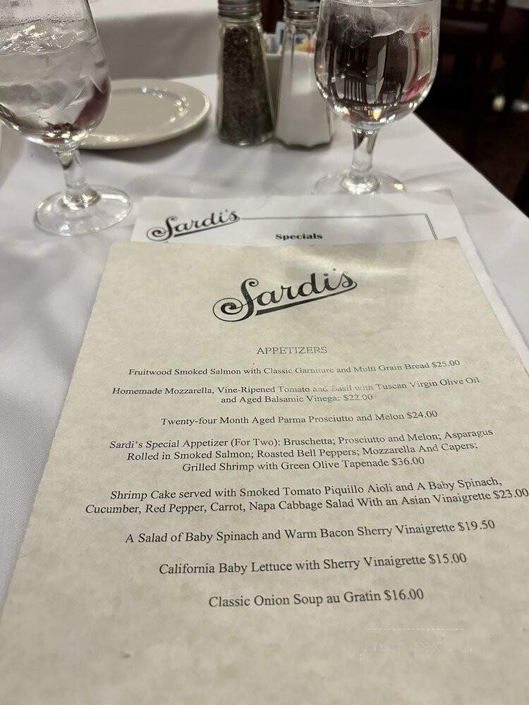 Sardis - New York, NY menu_pic