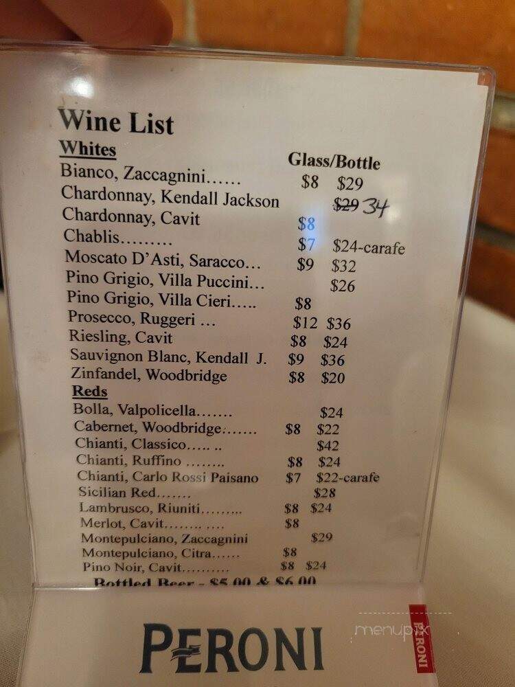 Villa di Roma - Philadelphia, PA menu_pic