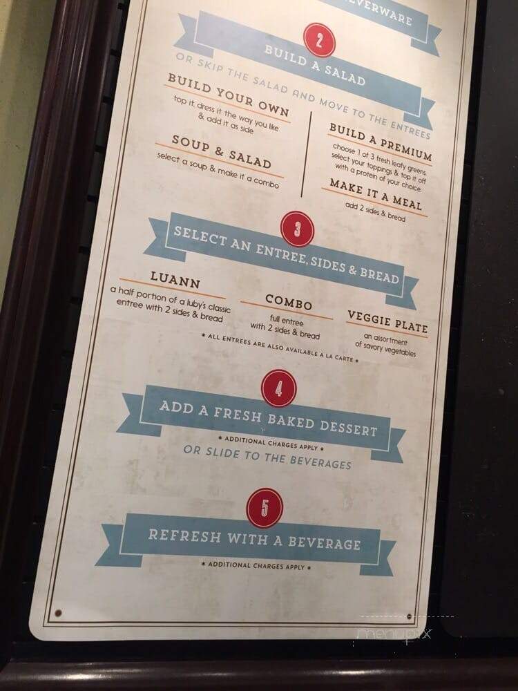 Luby's - Dallas, TX menu_pic