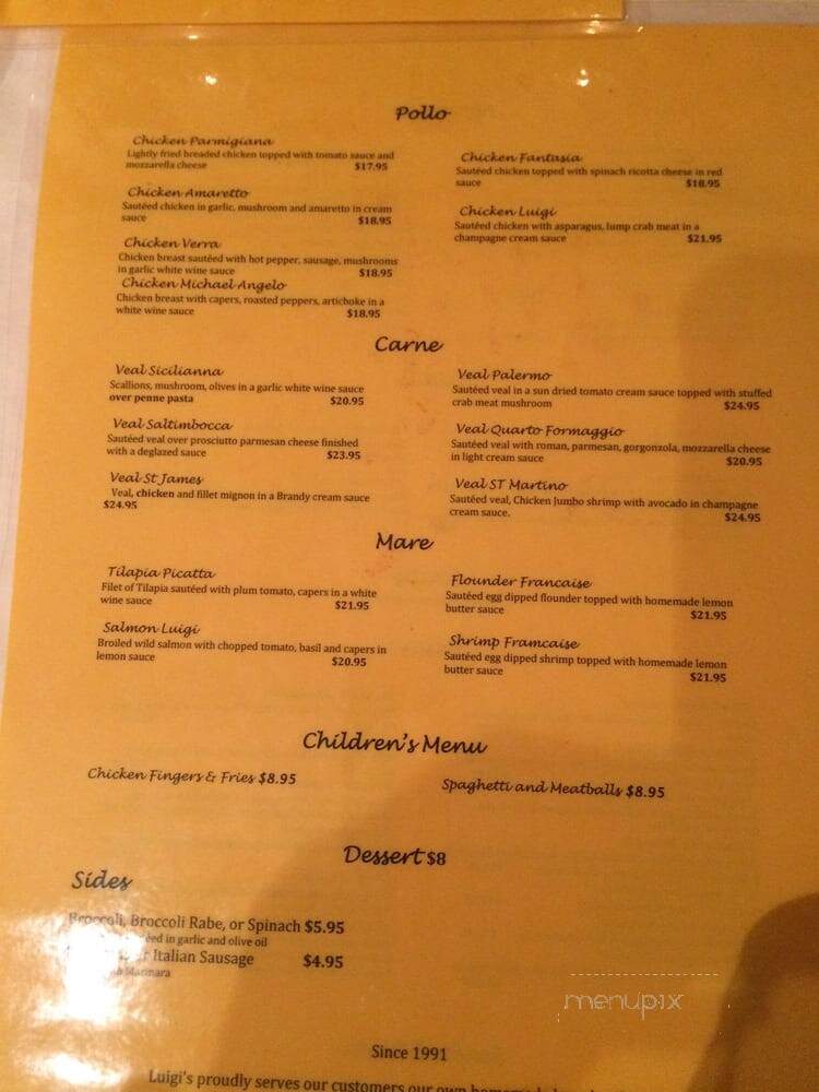Luigis Restaurant - Jamison, PA