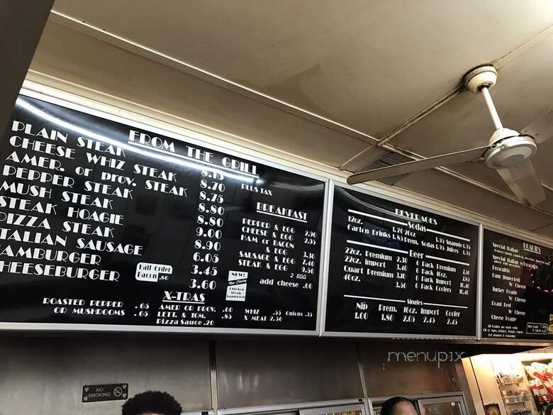 Jims Steaks - Philadelphia, PA menu_pic
