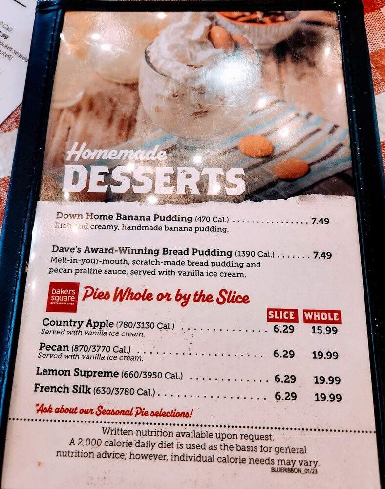 Famous Dave's Bar-B-Que - Novi, MI menu_pic