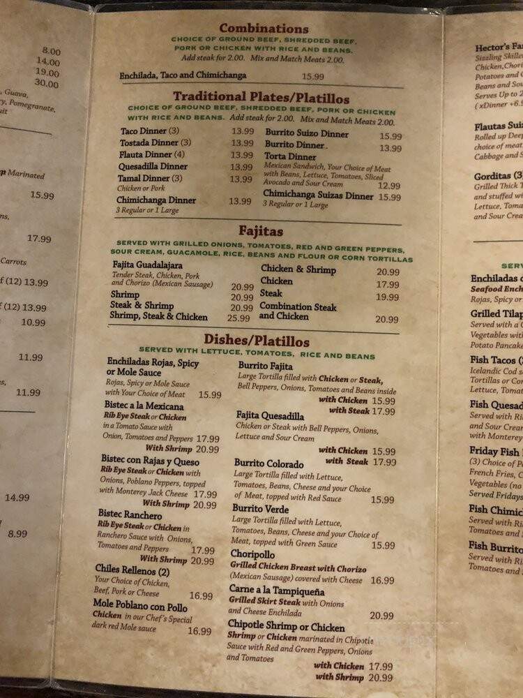 Su Casa Mexican Restaurant - Menomonee Falls, WI menu_pic