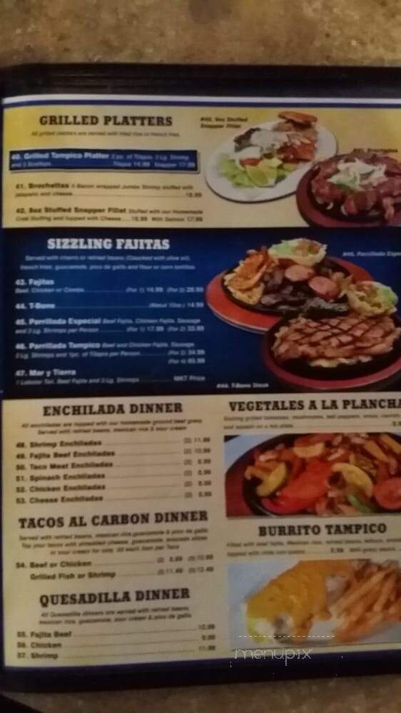 Tampico Seafood & Cocna Mexicana 2 - Houston, TX menu_pic