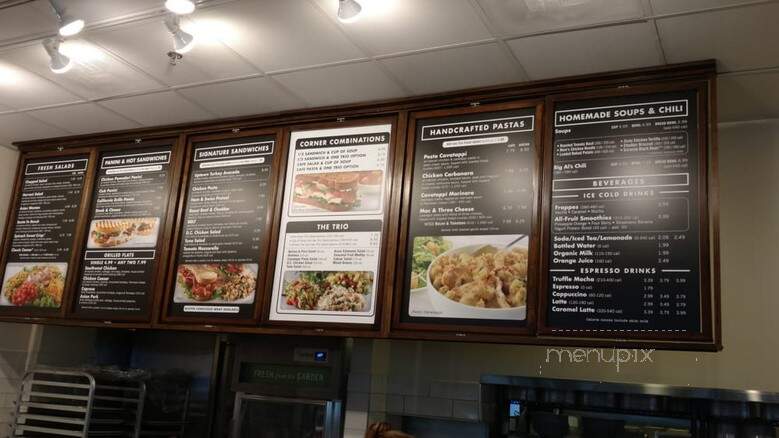 Corner Bakery Cafe - Gaithersburg, MD menu_pic