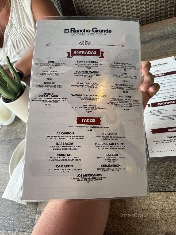 El Rancho Grande - Miami Beach, FL menu_pic