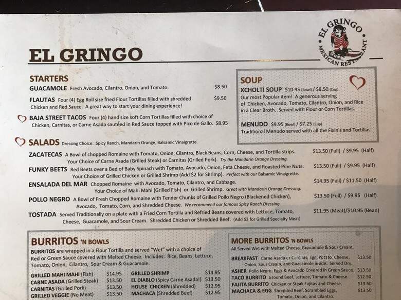 El Burrito Loco - Redondo Beach, CA menu_pic