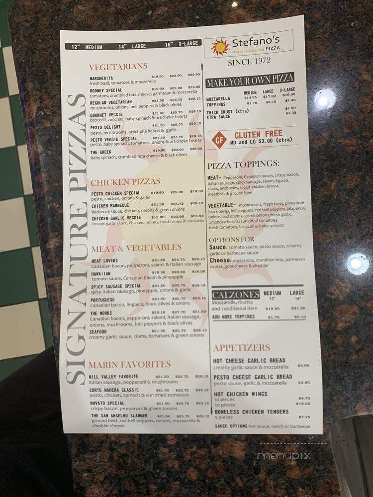 Stefano's Pizzeria - Novato, CA