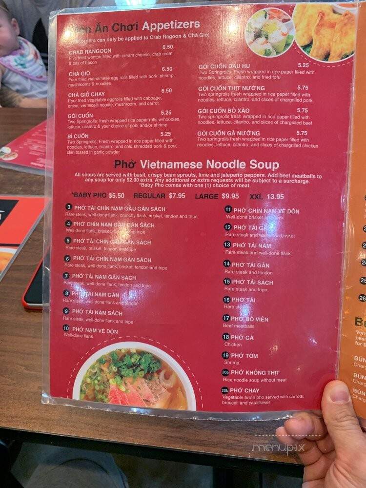 Pho Hoa - Harvey, LA menu_pic