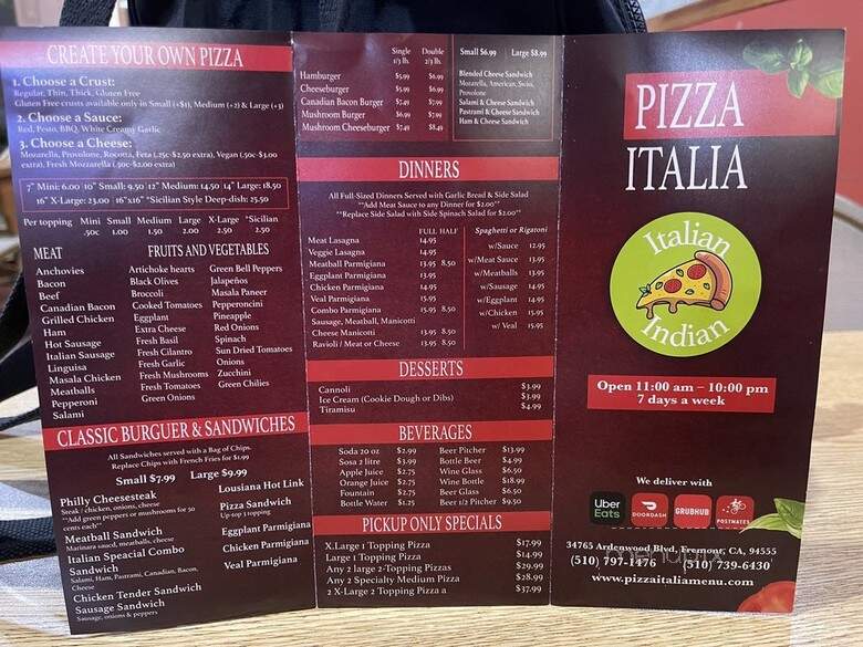 Pizza Italia - Fremont, CA