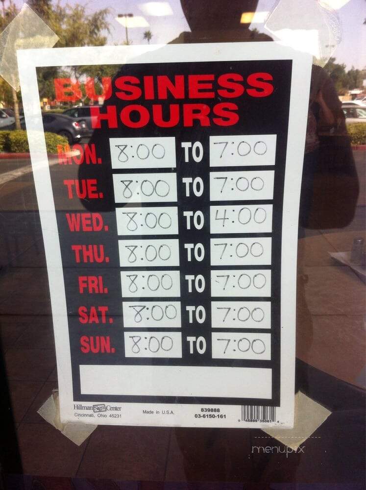 Asian Cuisine - Fresno, CA menu_pic