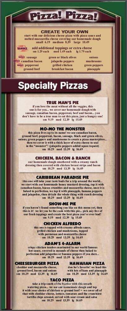 Primo Pizza - Canton, MO menu_pic