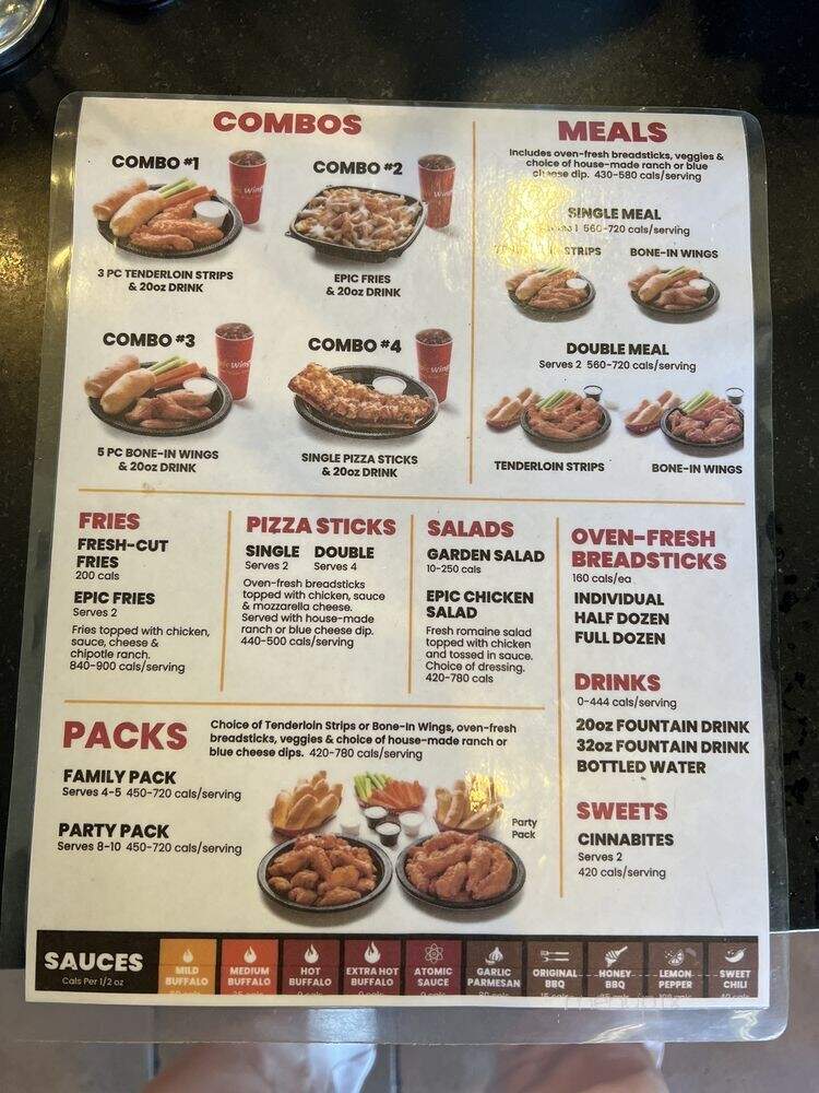 Wings N Things - Chula Vista, CA menu_pic