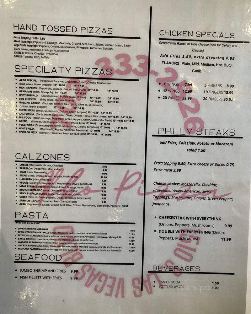 Albos Pizza - Las Vegas, NV