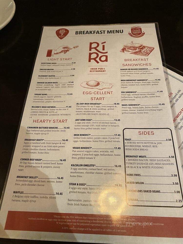 RiRa - Las Vegas, NV menu_pic