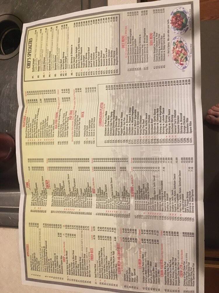China Wok - Chantilly, VA menu_pic