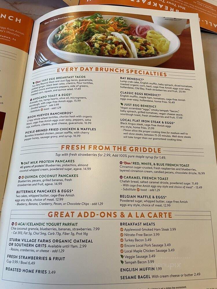 Silver Diner - Springfield, VA menu_pic