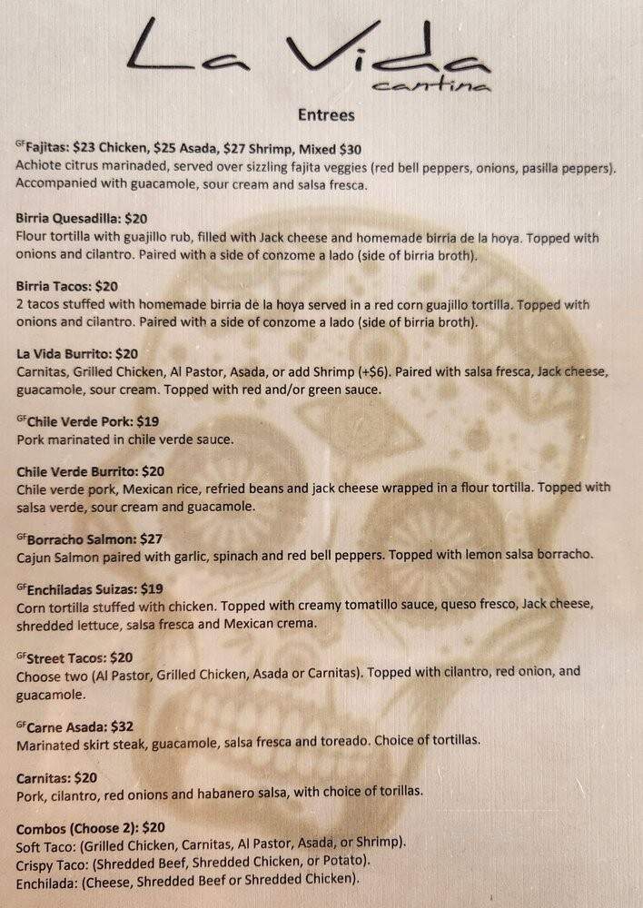 La Salsa - Costa Mesa, CA menu_pic