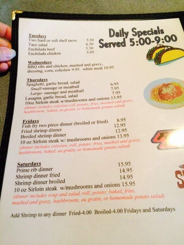 County Line - Cumberland, WI menu_pic