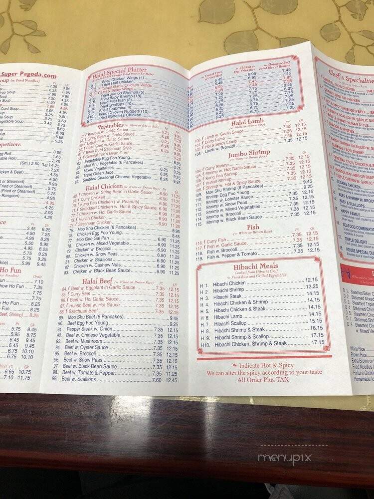 China Pagoda - Astoria, NY menu_pic