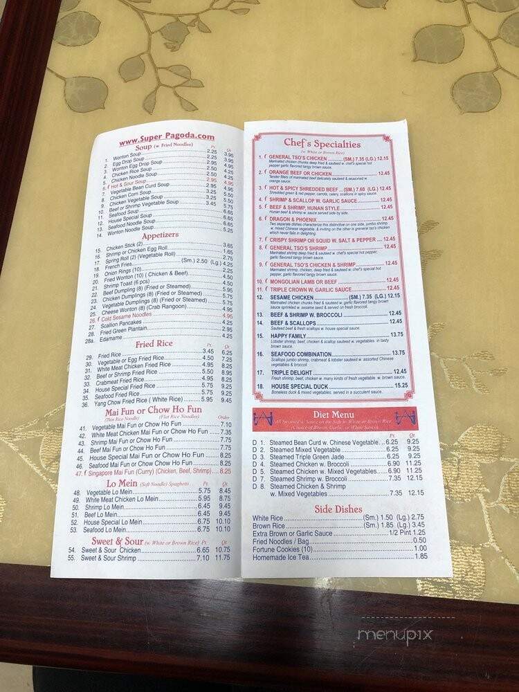 China Pagoda - Astoria, NY menu_pic