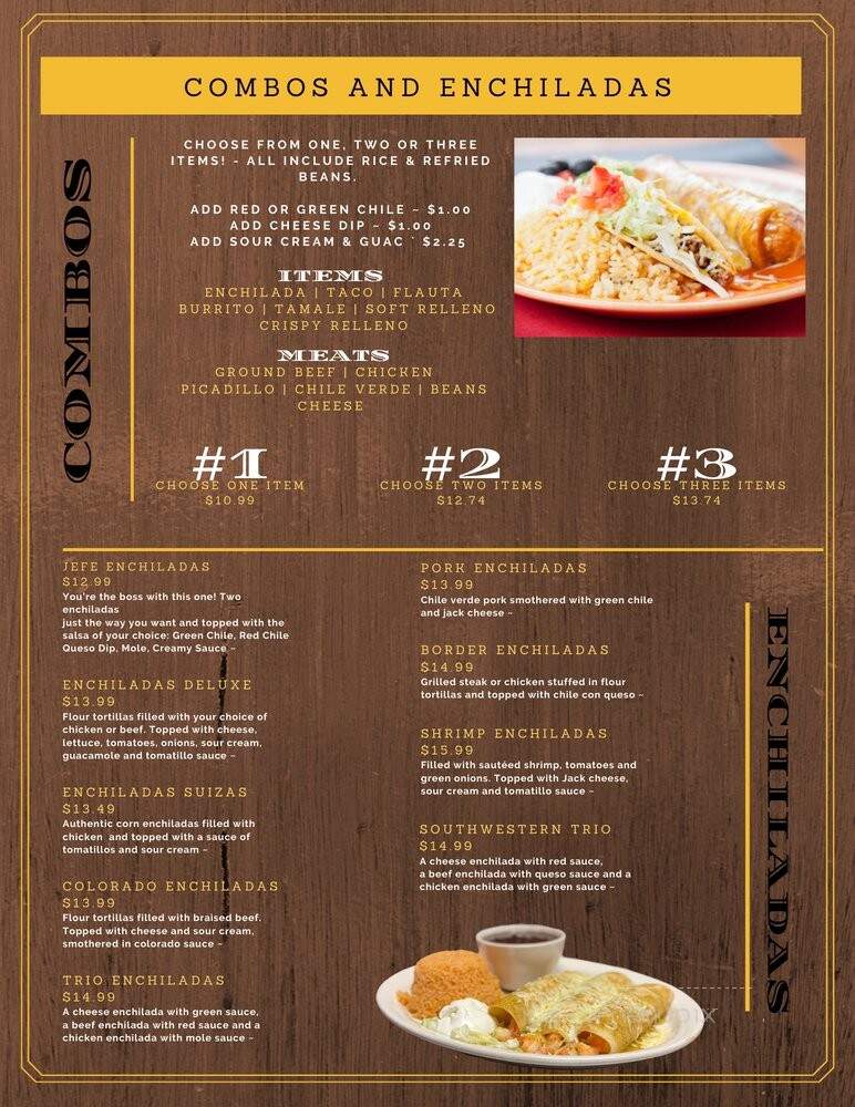 3 Margaritas - Colorado Springs, CO menu_pic
