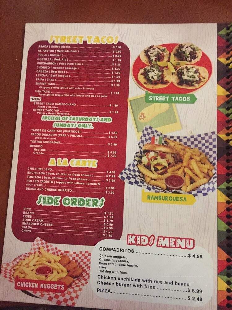 Los Compadres - Pleasant Grove, UT menu_pic