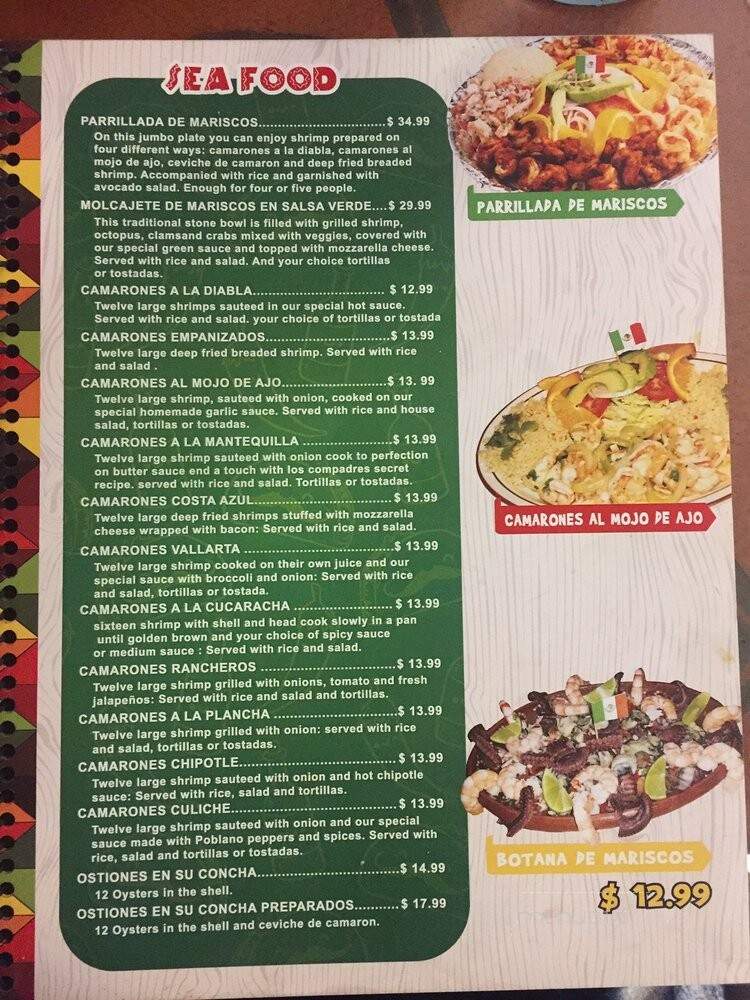 Los Compadres - Pleasant Grove, UT menu_pic