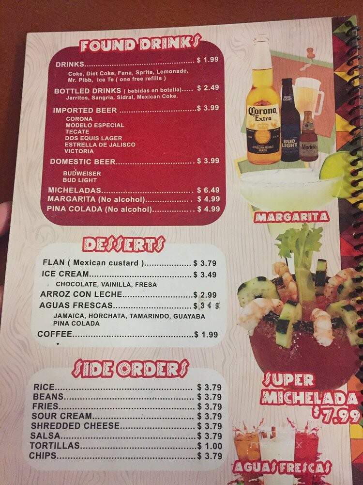 Los Compadres - Pleasant Grove, UT menu_pic