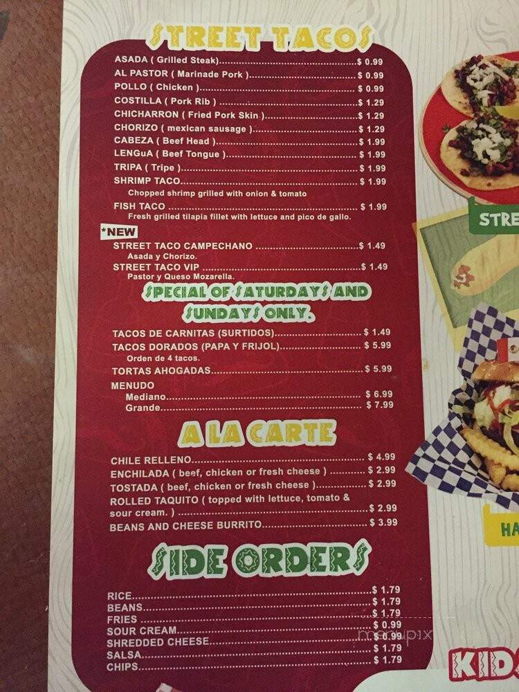 Los Compadres - Pleasant Grove, UT menu_pic