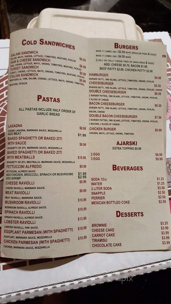 Nick's Pizza - Van Nuys, CA menu_pic