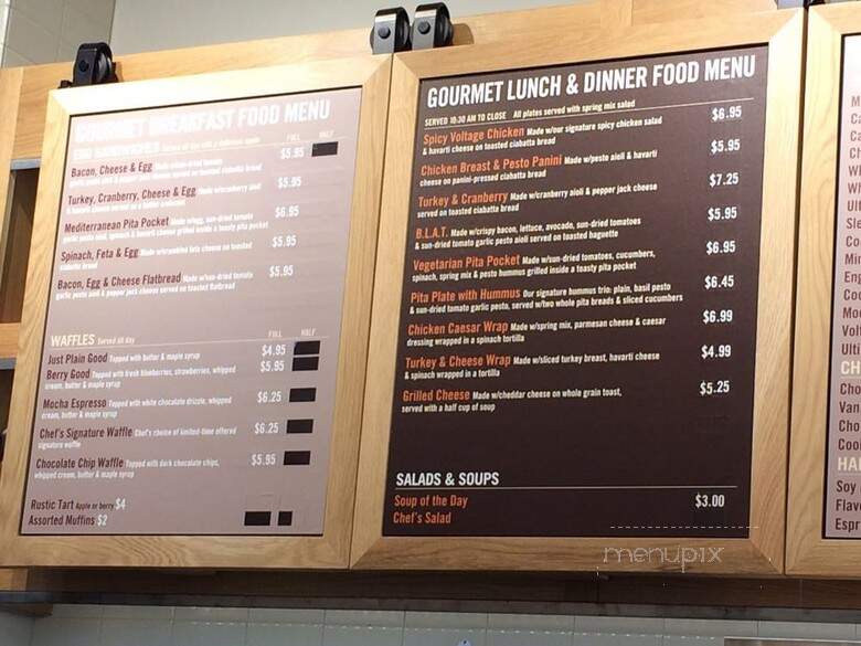 Gloria Jean's Coffee - Vernon Hills, IL menu_pic
