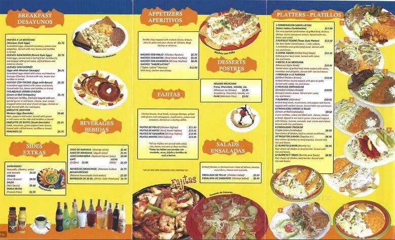 Sabor Latino - Penns Grove, NJ menu_pic