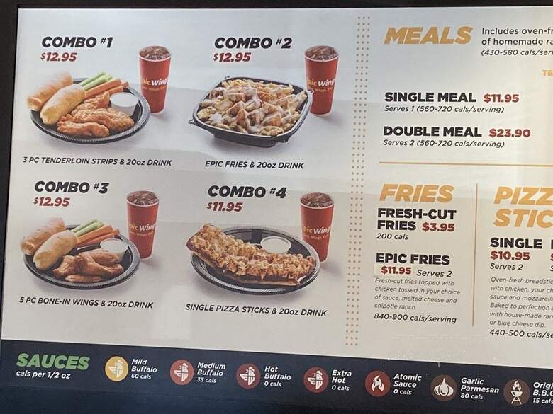 Wings & Things Restaurant - San Diego, CA menu_pic