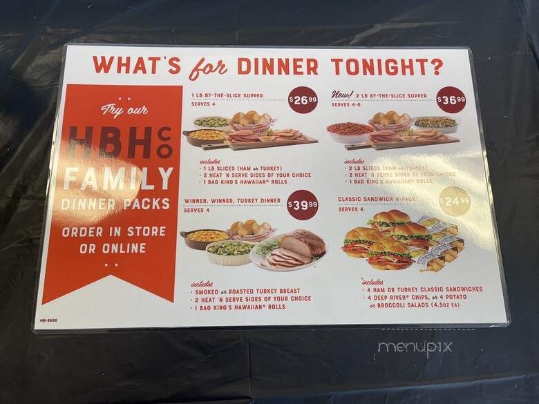 The HoneyBaked Ham Company - Newington, CT menu_pic