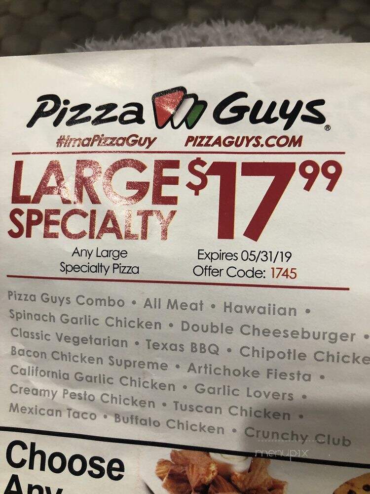 Pizza Guys - Pleasanton, CA