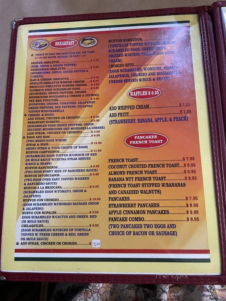 Angels Restaurant - Chicago, IL menu_pic