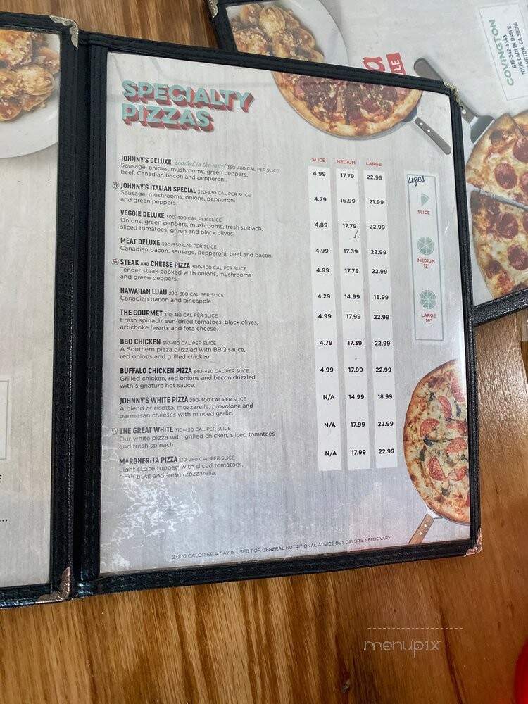 Johnny's New York Style Pizza - Covington, GA menu_pic